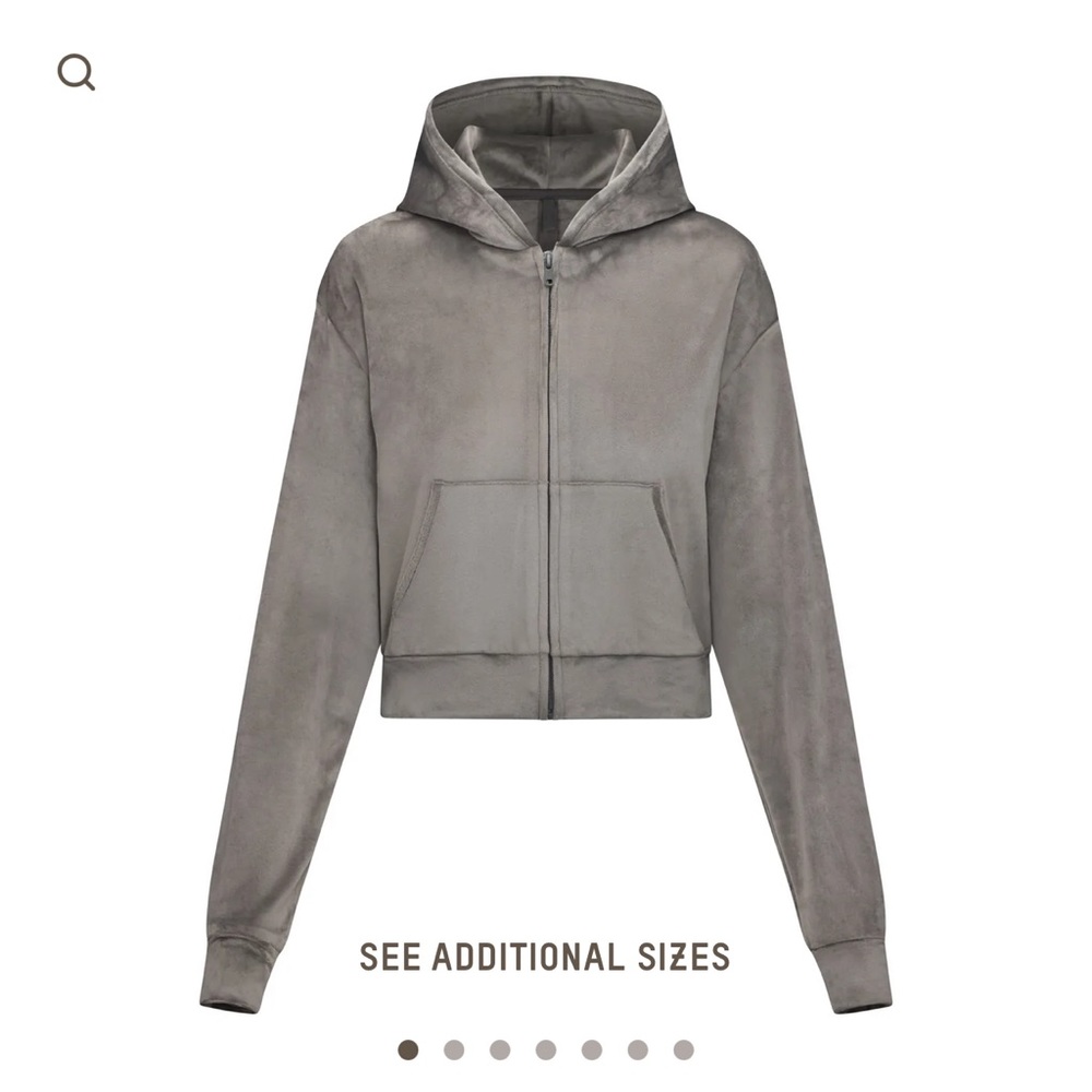 SOLD SKIMS Velour Hoodie